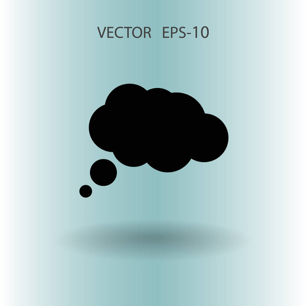 chatting icon. vector illustration - Wektor, obraz