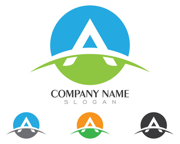 ein Brief Logo Geschäftsvorlage - Vektor, Bild