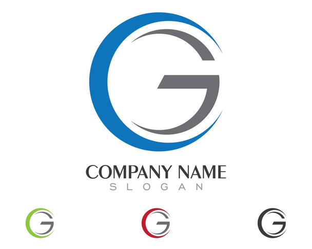 Plantilla de logotipo letra G
 - Vector, Imagen