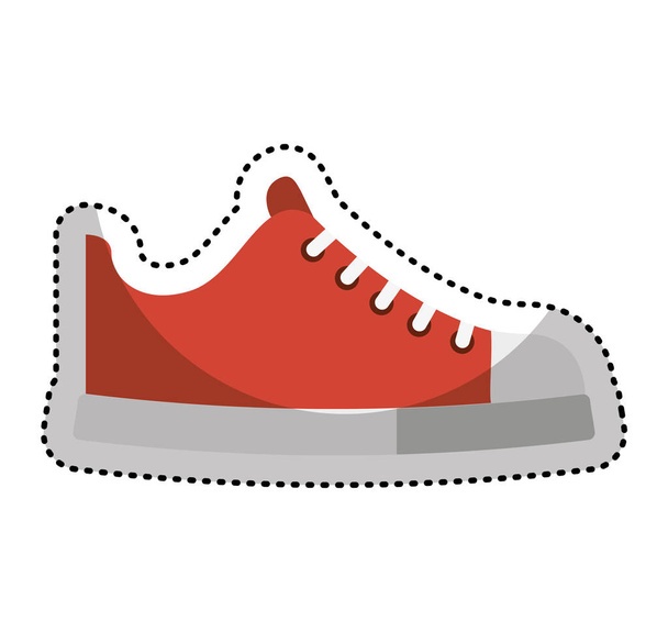 zapato icono de estilo joven
 - Vector, Imagen