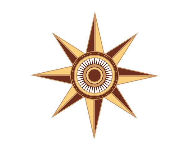 Compass Logo Template - Vetor, Imagem