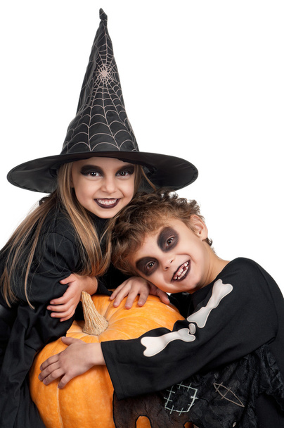 Cadılar Bayramı kostümlü çocuk - Fotoğraf, Görsel