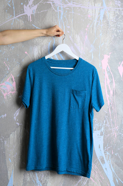 Blank color t-shirt - Photo, Image