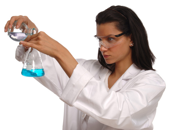 Chemist on white - Photo, Image