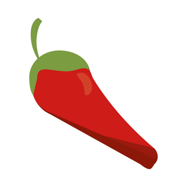 dibujo animado chile icono vegetal
 - Vector, imagen