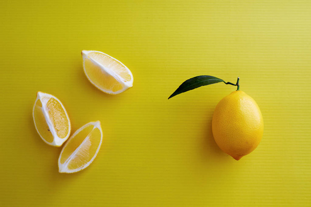 Fresh ripe lemons - Fotó, kép