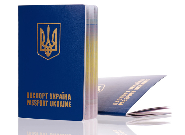 ウクライナのパスポート - 写真・画像
