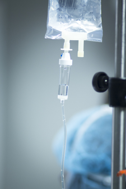 Medical iv drip in hospital - Photo, Image