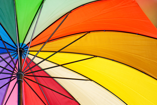 Colourful umbrella background - Photo, Image