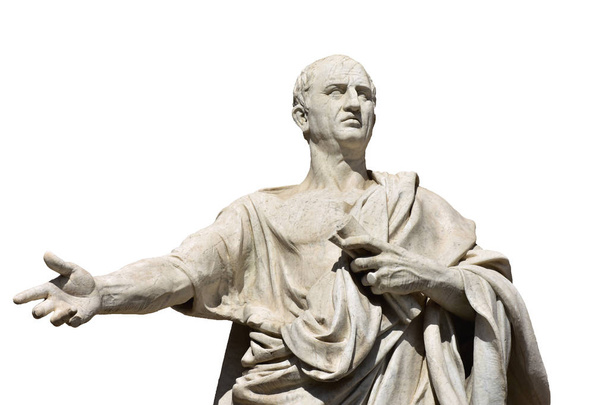 Cicero, muinainen roomalainen senaattori.
 - Valokuva, kuva