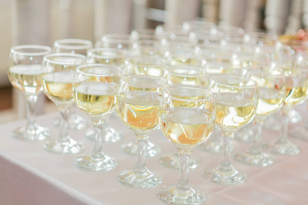 Glasses with champagne - Photo, Image