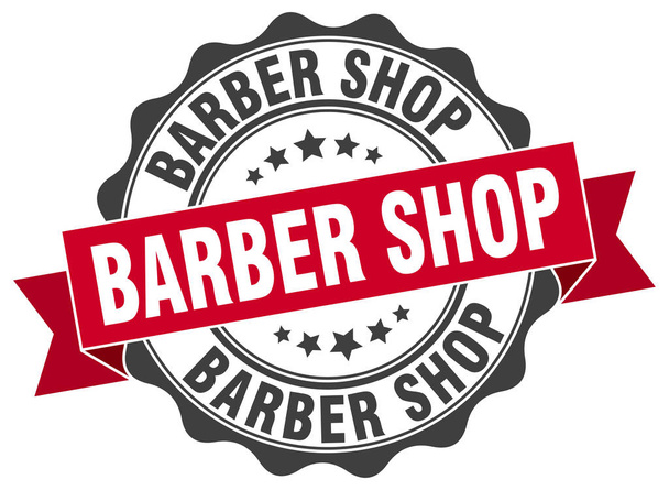 barber shop stamp. sign. seal - Вектор, зображення