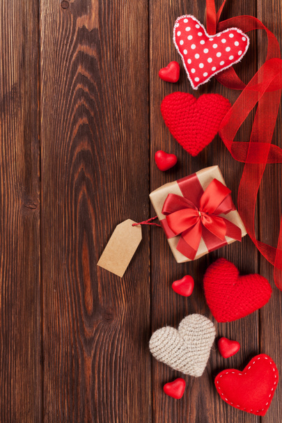 Valentines day background with hearts - Photo, Image