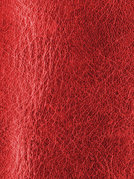 red leather texture as background - Photo, image