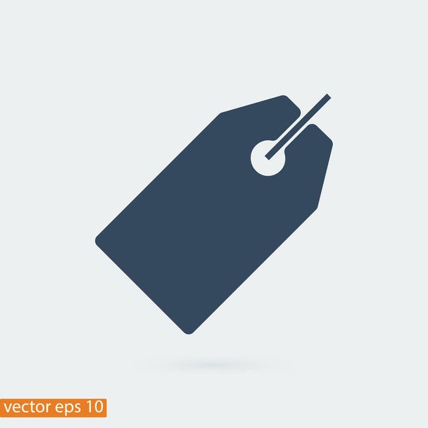 price tag icon - Vector, Image