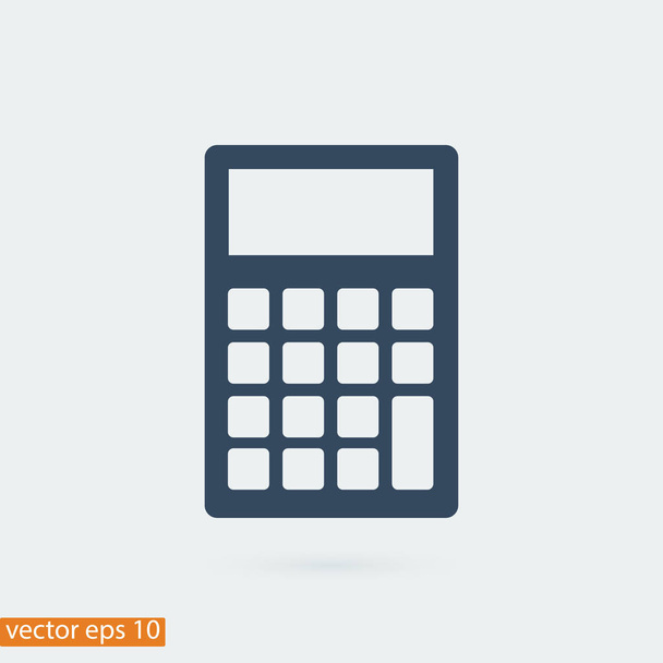 calculator flat icon - Vecteur, image