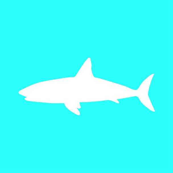 ikona podepsat žralok  - Vektor, obrázek