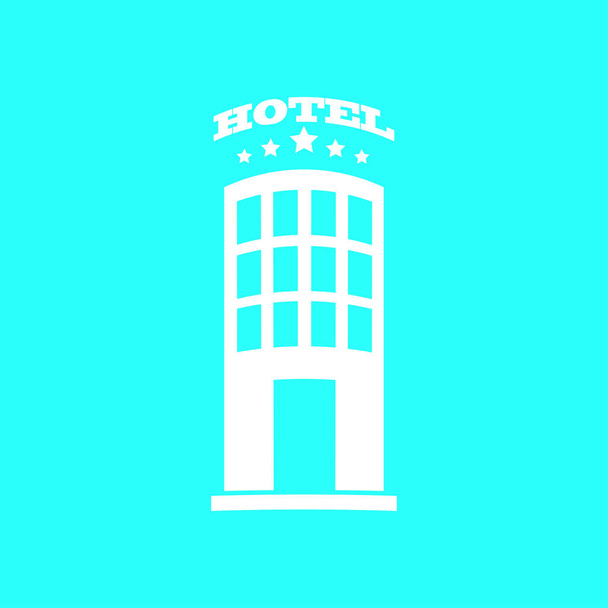 ホテル アイコンのサイン  - ベクター画像