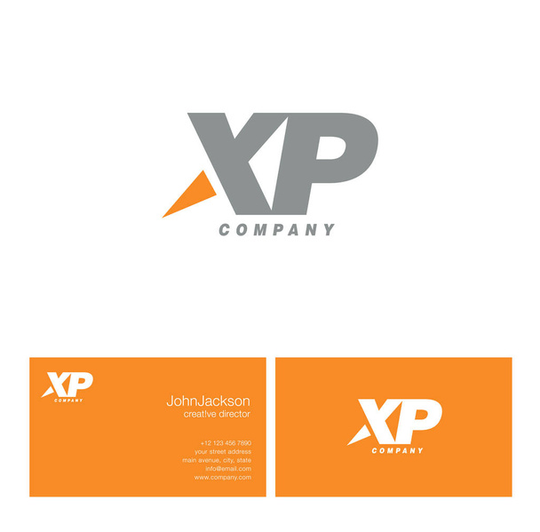 X & P Letter Logo    - Vector, Image