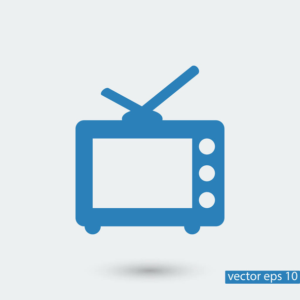TV simple icon - Wektor, obraz