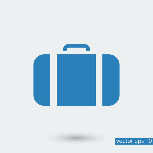 suitcase simple icon - Vector, Imagen