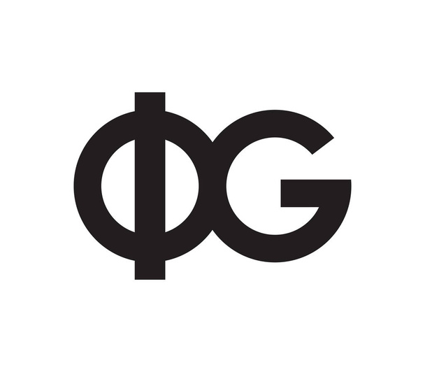 Phi ja G Logo suunnittelu
 - Vektori, kuva