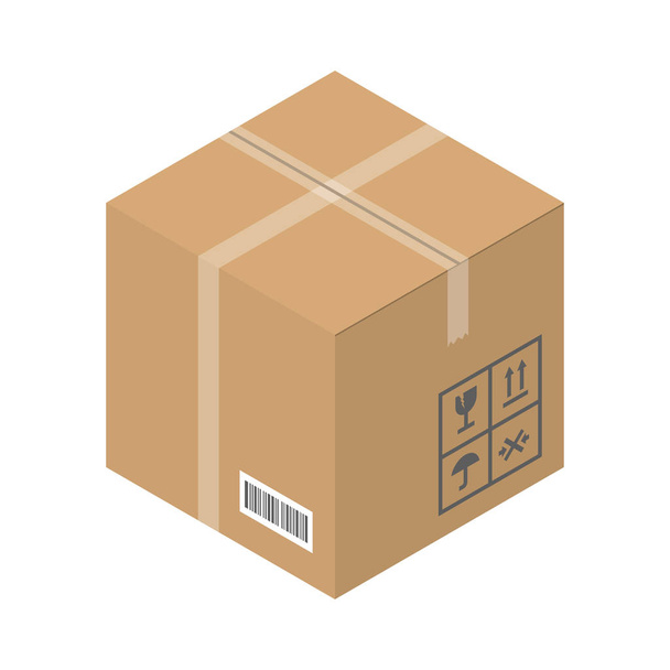 Mover ilustración de vector caja de servicio
 - Vector, Imagen