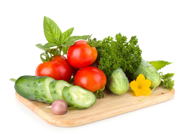 Légumes et herbes mûrs
 - Photo, image