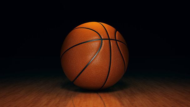 Pallone da basket arancione. rendering 3d
 - Foto, immagini