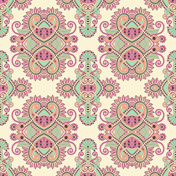 Geometry vintage floral seamless pattern - Vektor, kép