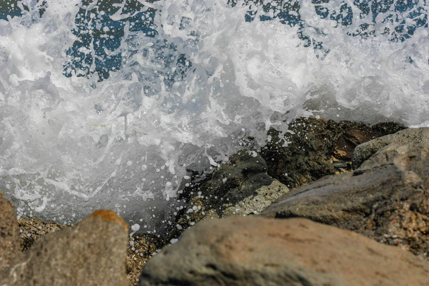 sea foam waves - Foto, Bild