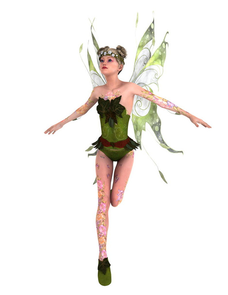 3D CG rendering of a fairy - 写真・画像