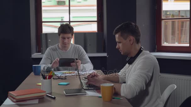 Startup team work and talking indoors. - Footage, Video