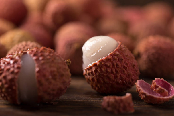 close-up of fresh lychee - Фото, зображення