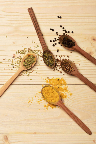 set of various aromatic spices - Foto, Imagen
