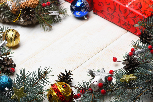 barevné vánoční dekorace - Fotografie, Obrázek