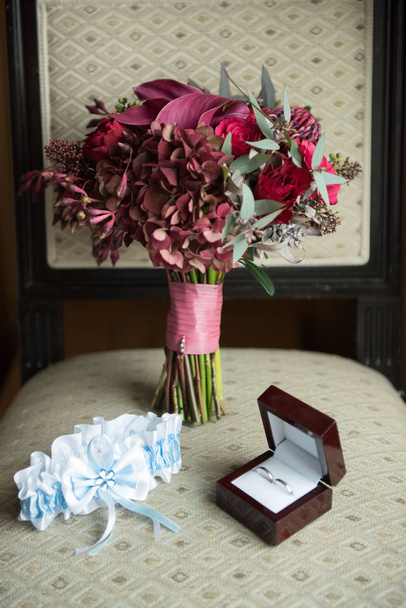 wedding details, bouquet - Фото, изображение