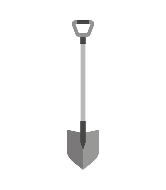 shovel tool isolated icon - Vetor, Imagem