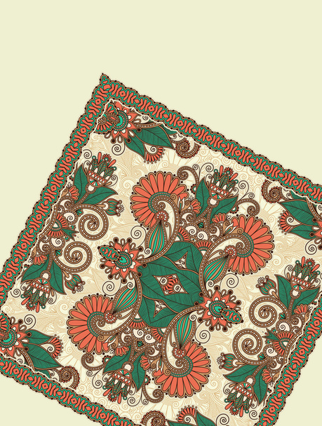 Fondo con detalle de alfombra. Tema hecho a mano y hobby
 - Vector, imagen