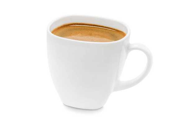 uma xícara de café no fundo branco
 - Foto, Imagem