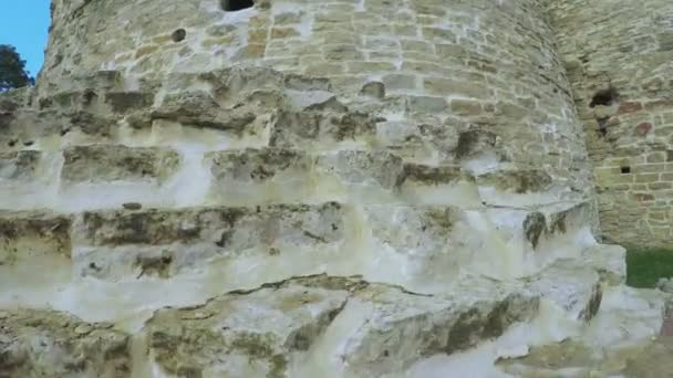 Tumbledown fence ancient fortress - Felvétel, videó