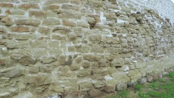 Tumbledown fence ancient fortress - Záběry, video