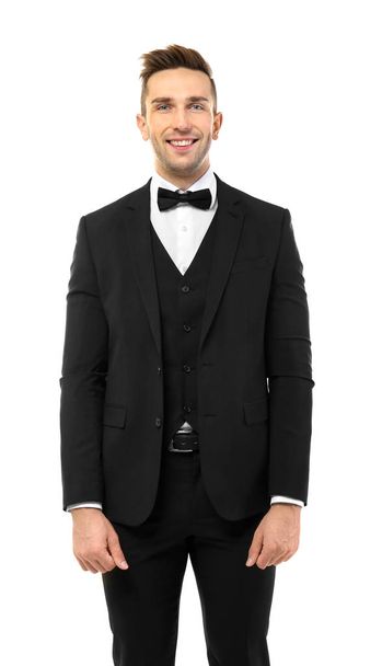 Handsome young waiter  - Photo, image