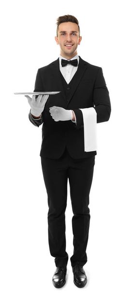 Handsome young waiter  - Foto, immagini