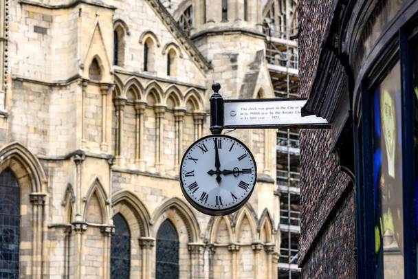 Hodiny York Minster-Velká Británie  - Fotografie, Obrázek