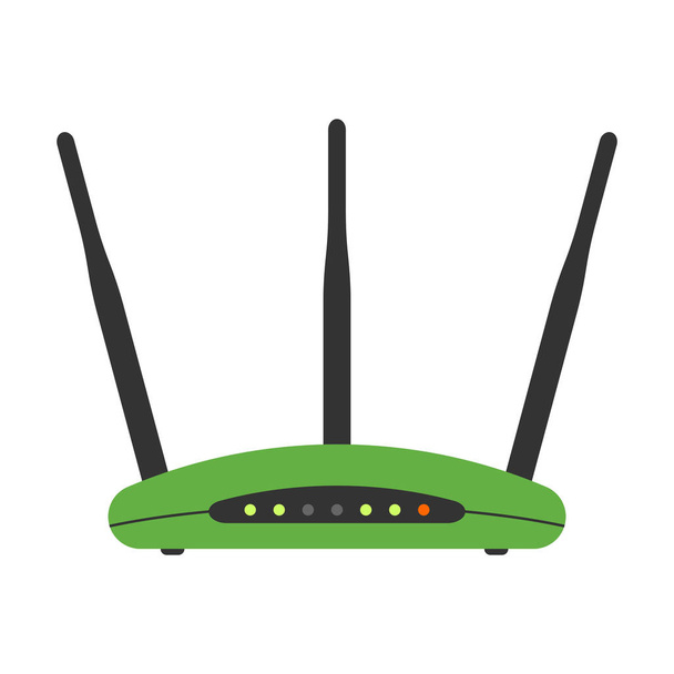Wi-fi modem router isolated - Vecteur, image