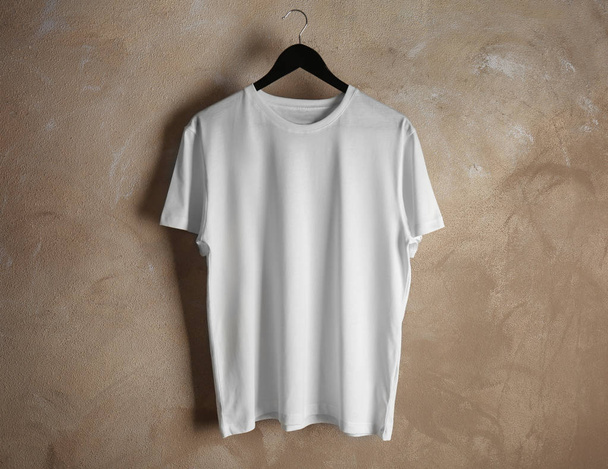 Blank t-shirt background - Foto, imagen