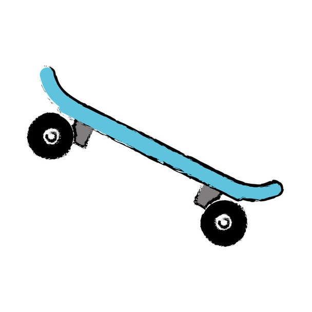 Skateboard extreme sport - Vector, Image