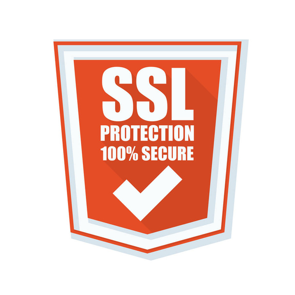 SSL koruma kalkanı - Vektör, Görsel