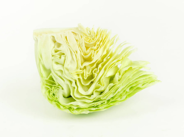 geschnitten und geschnitten frisches Grünkohl Bio-Gemüse - Foto, Bild
